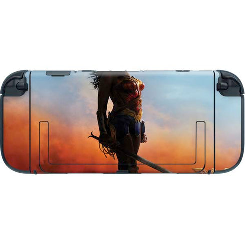 DC Comics Wonder Woman Movie Poster Stance Pose Nintendo Switch 2 (2025) with Joy-Con Skin