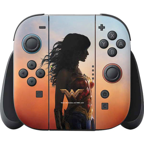 DC Comics Wonder Woman Movie Poster Stance Pose Nintendo Switch 2 (2025) Joy-Con Controller Skin