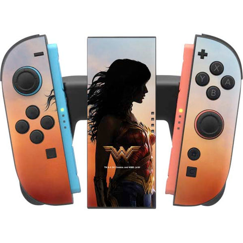 DC Comics Wonder Woman Movie Poster Stance Pose Nintendo Switch 2 (2025) Joy-Con Controller Skin