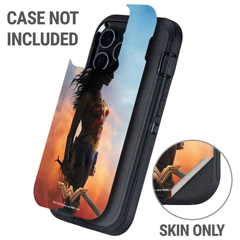 DC Comics Wonder Woman Movie Poster Stance Pose Otterbox Defender iPhone Skin