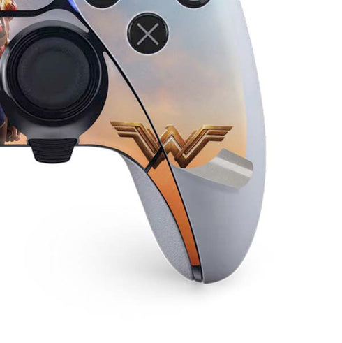 DC Comics Wonder Woman Movie Poster Stance Pose PS5 DualSense Edge Pro Controller Skin