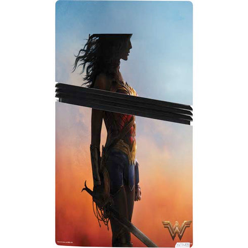 DC Comics Wonder Woman Movie Poster Stance Pose PS5 Pro Bundle Skin