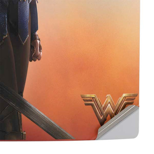 DC Comics Wonder Woman Movie Poster Stance Pose PS5 Pro Console Skin