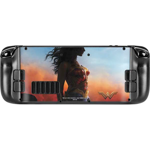 DC Comics Wonder Woman Movie Poster Stance Pose Steam Deck Handheld Gaming Computer Skin