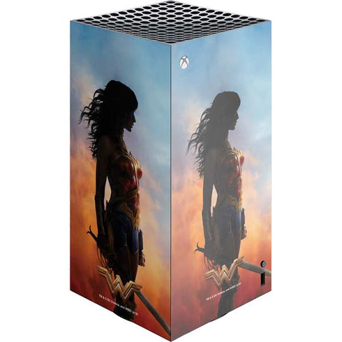 DC Comics Wonder Woman Movie Poster Stance Pose XBox Series X Digital Edition Console Skin