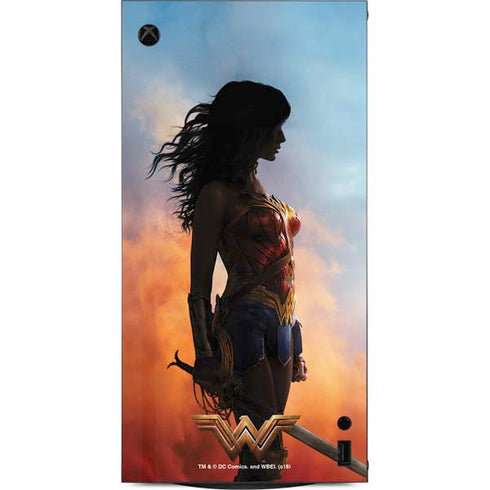 DC Comics Wonder Woman Movie Poster Stance Pose XBox Series X Digital Edition Console Skin