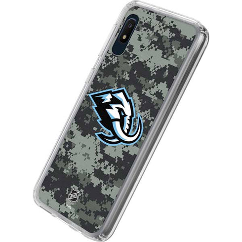 NHL Utah Mammoth DigiCamo Galaxy A10e Clear Case