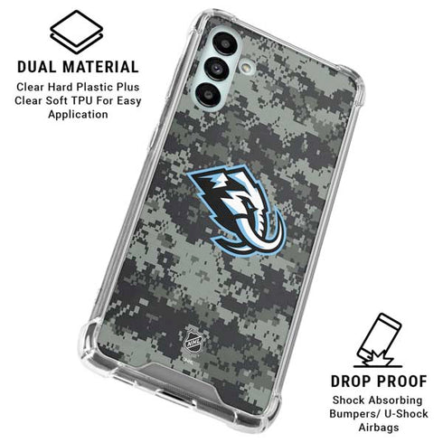 NHL Utah Mammoth DigiCamo Galaxy A13 5G Clear Case