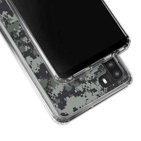 NHL Utah Mammoth DigiCamo Galaxy A21 Clear Case