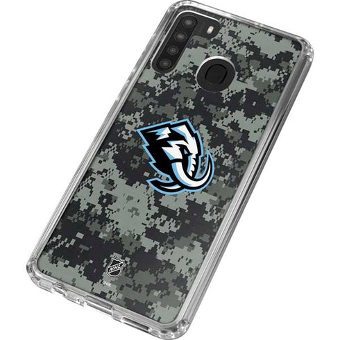 NHL Utah Mammoth DigiCamo Galaxy A21 Clear Case