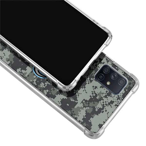 NHL Utah Mammoth DigiCamo Galaxy A71 5G Clear Case