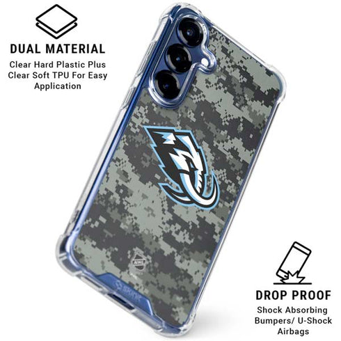 NHL Utah Mammoth DigiCamo Galaxy S25 Plus Clear Case