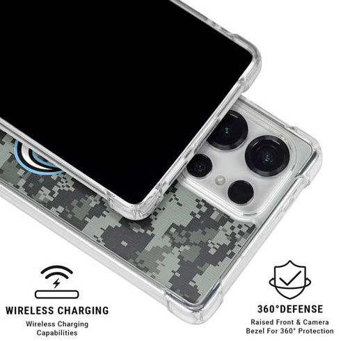 NHL Utah Mammoth DigiCamo Galaxy S25 Ultra Clear Case