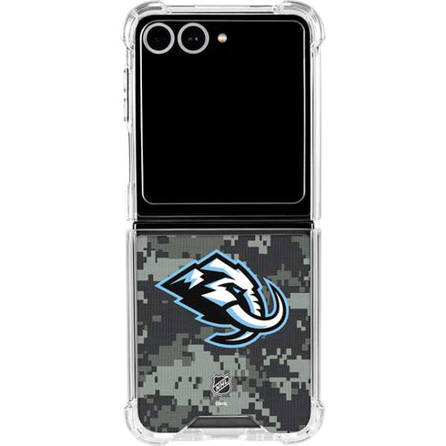 NHL Utah Mammoth DigiCamo Galaxy Z Flip7 Clear Case