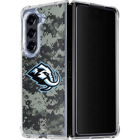 NHL Utah Mammoth DigiCamo Galaxy Z Fold5 5G Clear Case