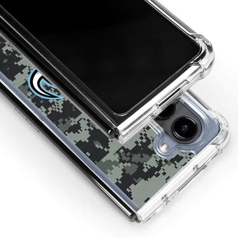 NHL Utah Mammoth DigiCamo Galaxy Z Fold5 5G Clear Case
