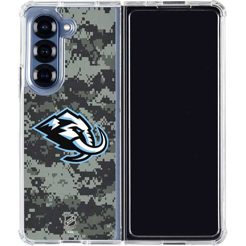 NHL Utah Mammoth DigiCamo Galaxy Z Fold7 Clear Case