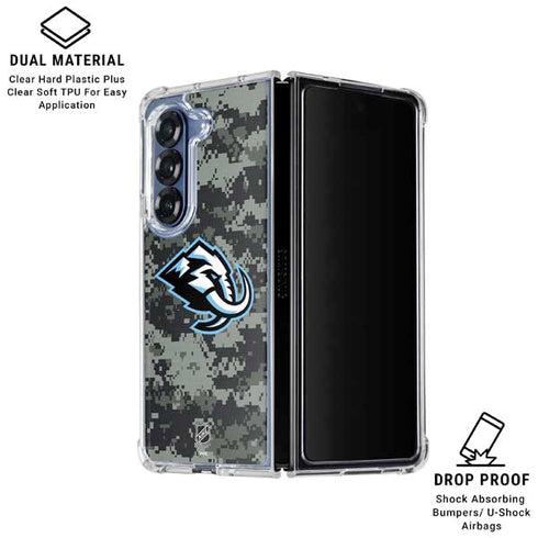 NHL Utah Mammoth DigiCamo Galaxy Z Fold7 Clear Case