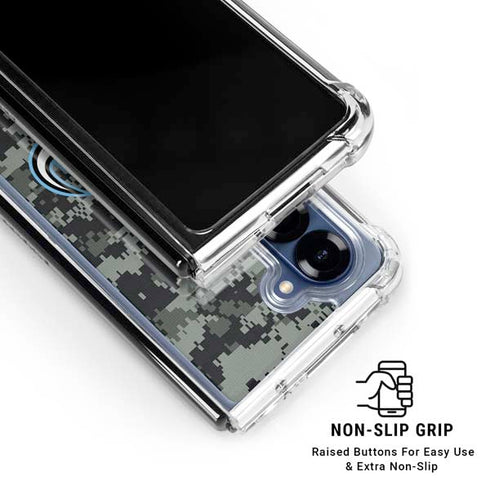 NHL Utah Mammoth DigiCamo Galaxy Z Fold7 Clear Case