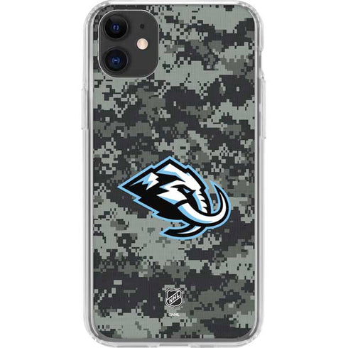 NHL Utah Mammoth DigiCamo iPhone 11 Clear Case