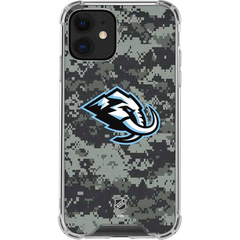 NHL Utah Mammoth DigiCamo iPhone 12 Clear Case