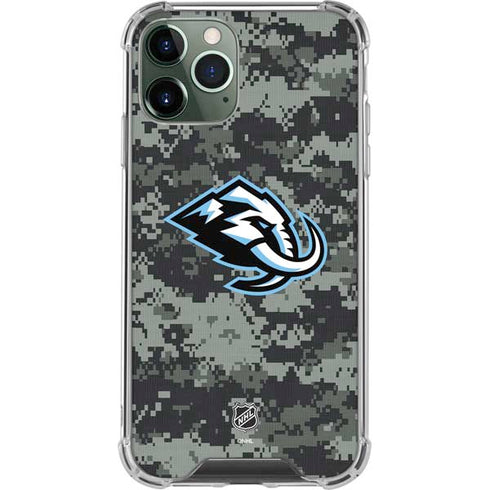 NHL Utah Mammoth DigiCamo iPhone 12 Pro Clear Case