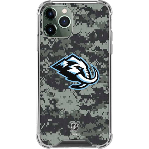 NHL Utah Mammoth DigiCamo iPhone 12 Pro Max Clear Case
