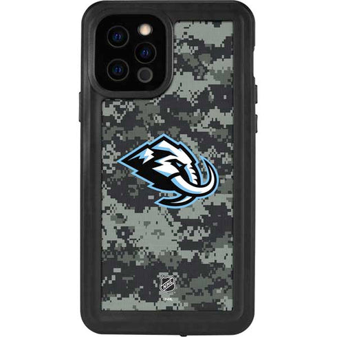 NHL Utah Mammoth DigiCamo iPhone 12 Pro Waterproof Case