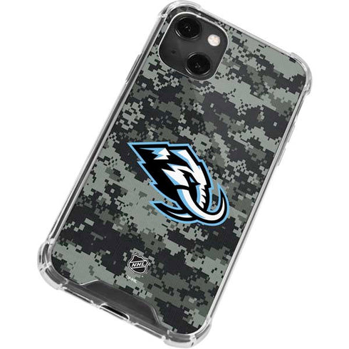 NHL Utah Mammoth DigiCamo iPhone 13 Mini Clear Case