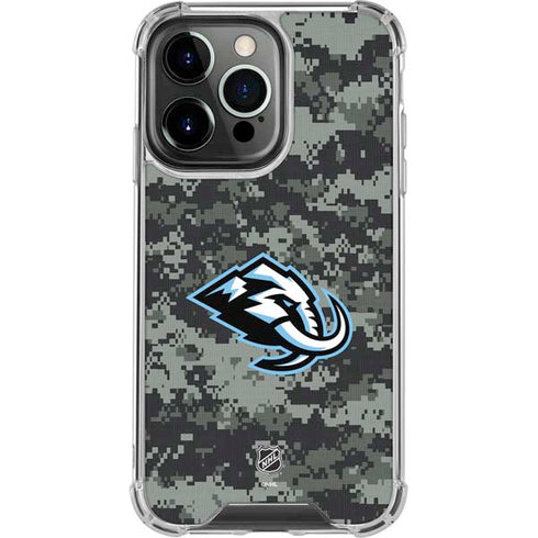 NHL Utah Mammoth DigiCamo iPhone 13 Pro Clear Case
