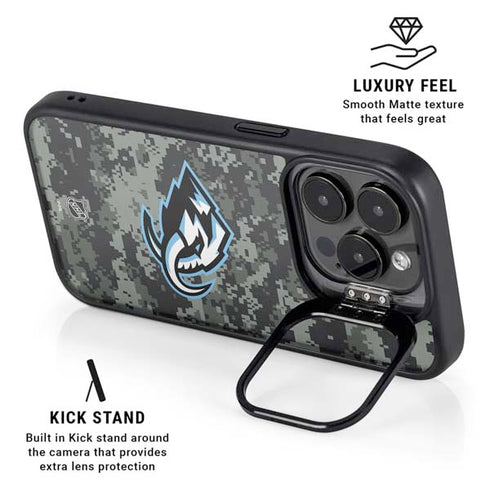NHL Utah Mammoth DigiCamo iPhone 13 Pro Kickstand Case