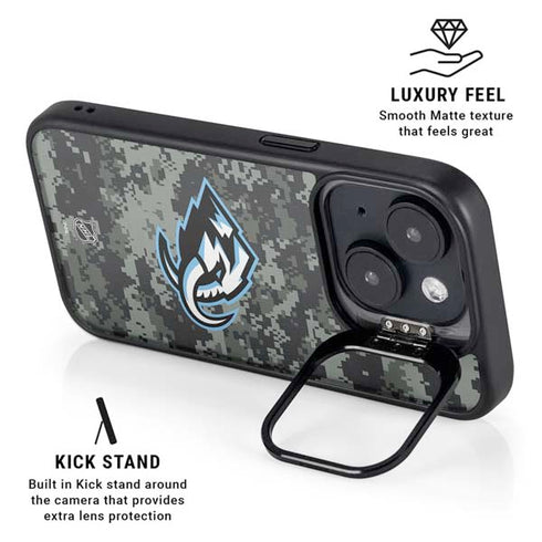 NHL Utah Mammoth DigiCamo iPhone 14 Kickstand Case