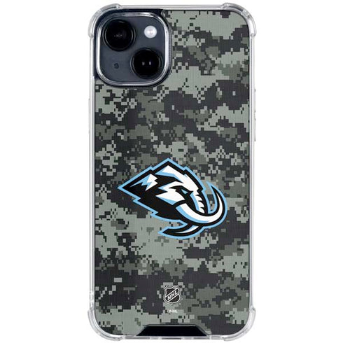NHL Utah Mammoth DigiCamo iPhone 14 Plus Clear Case