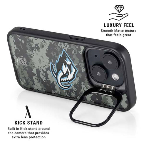 NHL Utah Mammoth DigiCamo iPhone 14 Plus Kickstand Case