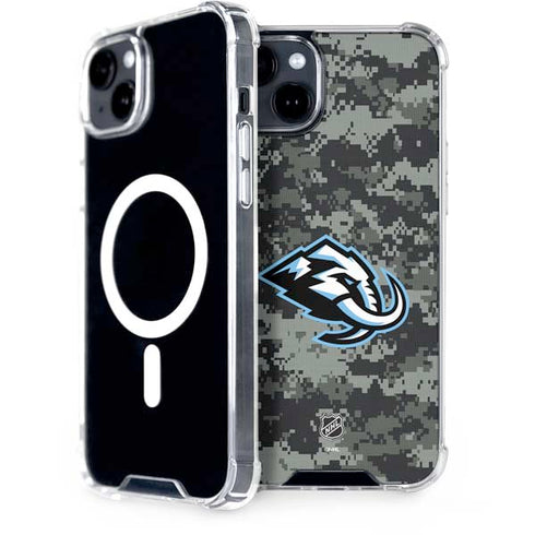 NHL Utah Mammoth DigiCamo iPhone 14 Plus MagSafe Case