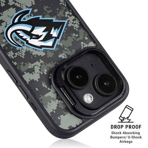 NHL Utah Mammoth DigiCamo iPhone 15 Plus Kickstand Case