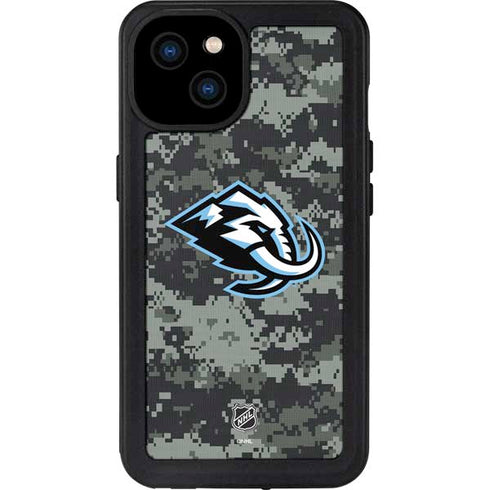 NHL Utah Mammoth DigiCamo iPhone 15 Plus Waterproof Case