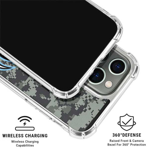 NHL Utah Mammoth DigiCamo iPhone 15 Pro Clear Case