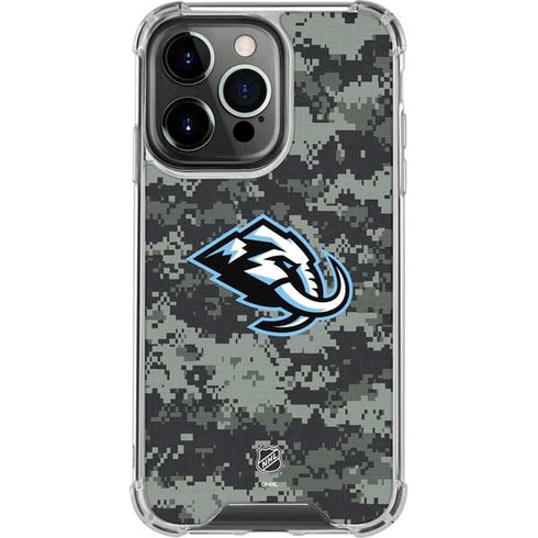 NHL Utah Mammoth DigiCamo iPhone 15 Pro Max Clear Case