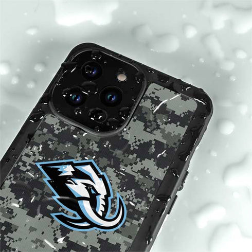 NHL Utah Mammoth DigiCamo iPhone 15 Pro Waterproof Case