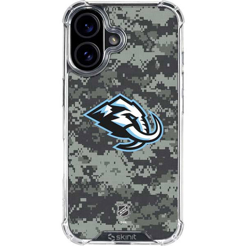 NHL Utah Mammoth DigiCamo iPhone 16 Clear Case