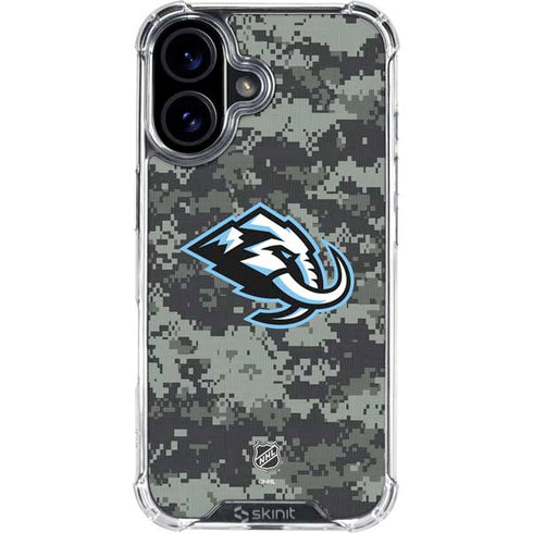 NHL Utah Mammoth DigiCamo iPhone 16 Plus Clear Case