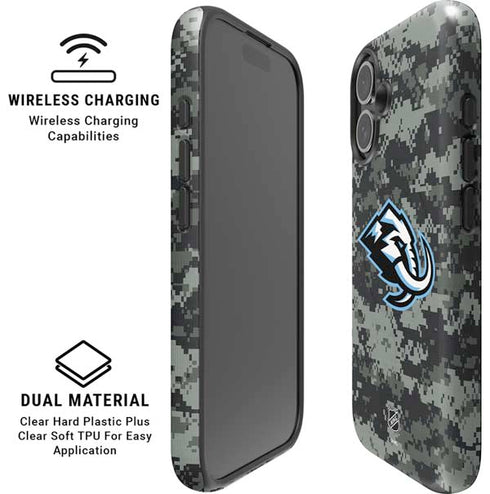 NHL Utah Mammoth DigiCamo iPhone 16 Plus Magsafe Impact Case