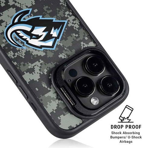 NHL Utah Mammoth DigiCamo iPhone 16 Pro Kickstand Case