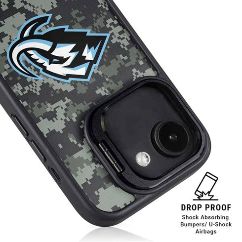 NHL Utah Mammoth DigiCamo iPhone 16e Kickstand Case