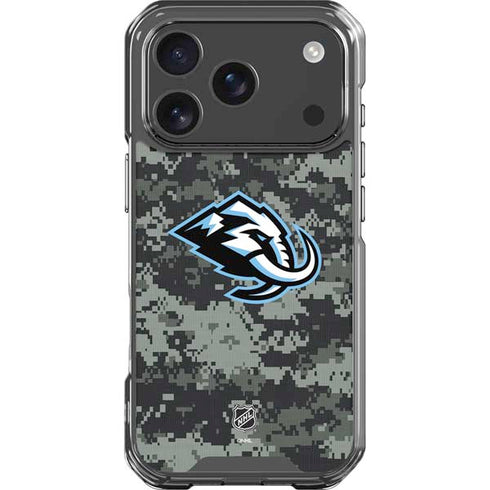 NHL Utah Mammoth DigiCamo iPhone 17 Pro Clear Case