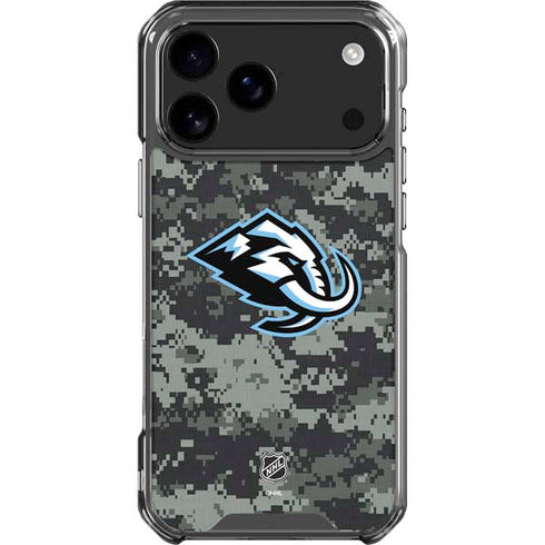 NHL Utah Mammoth DigiCamo iPhone 17 Pro Max Clear Case