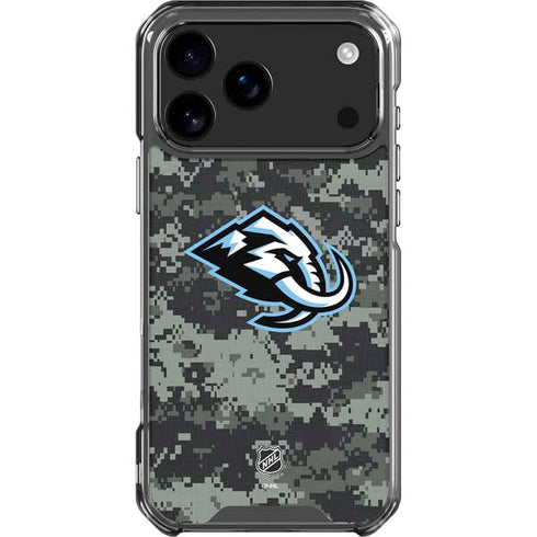 NHL Utah Mammoth DigiCamo iPhone 18 Pro Max Clear Case