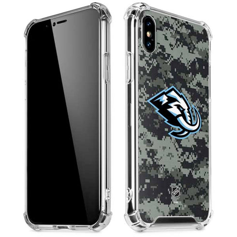 NHL Utah Mammoth DigiCamo iPhone X/XS Clear Case