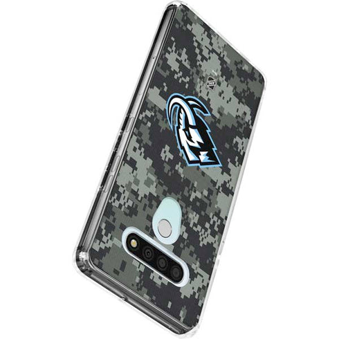 NHL Utah Mammoth DigiCamo LG Stylo 6 Clear Case